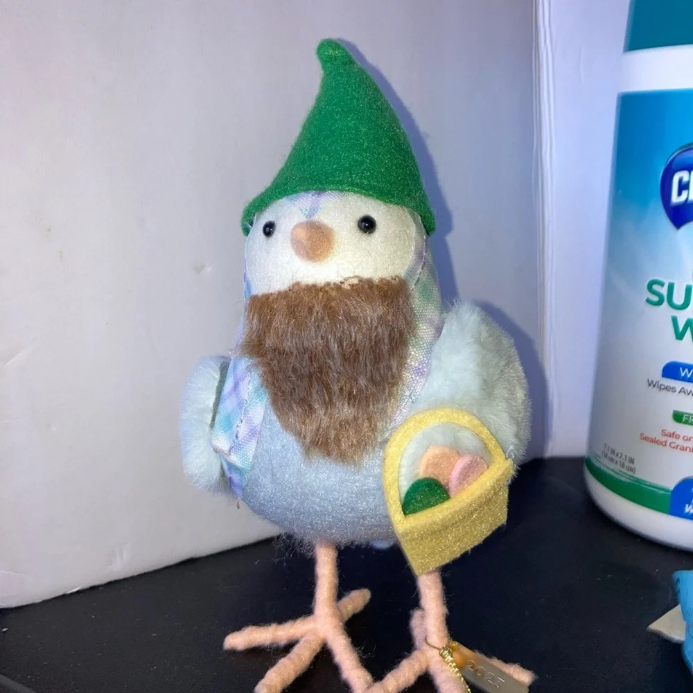 Plush Easter Chick with Green Felt Hat and Basket Target 2023